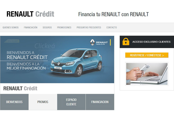 Espacio Cliente Renault Credit