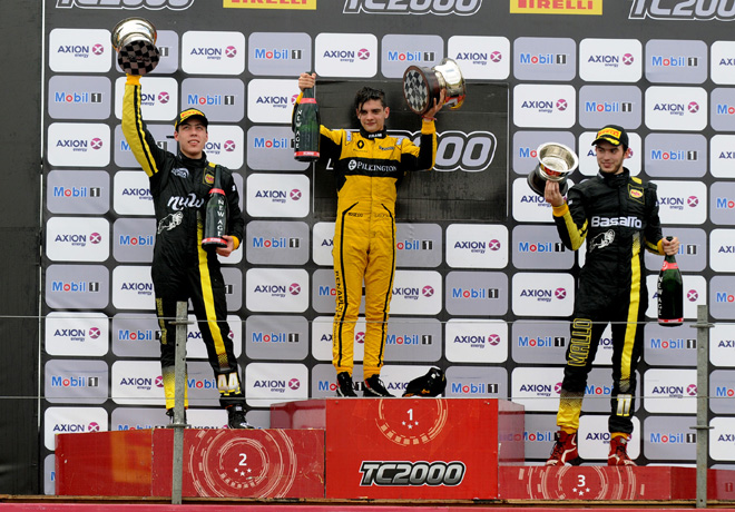 TC2000 - Parana 2017 - Carrera Final - Tomas Gagliardi Genne - Manuel Luque - Santiago Mallo en el Podio