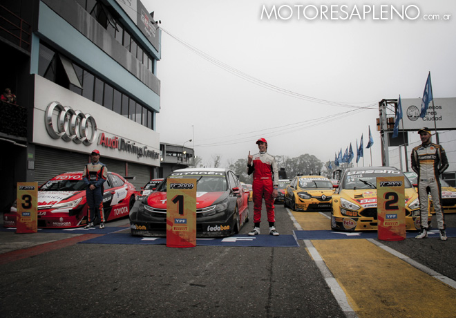 TC2000 - Buenos Aires 2018 - Carrera Clasificatoria - Emmanuel Caceres - Hernan Palazzo - Santiago Mallo - los tres mejores